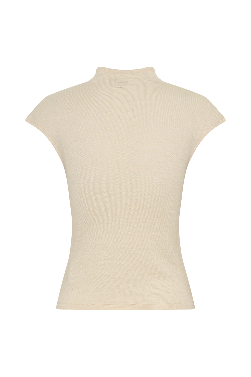 Sonny Short Sleeve Knit Top - Cream