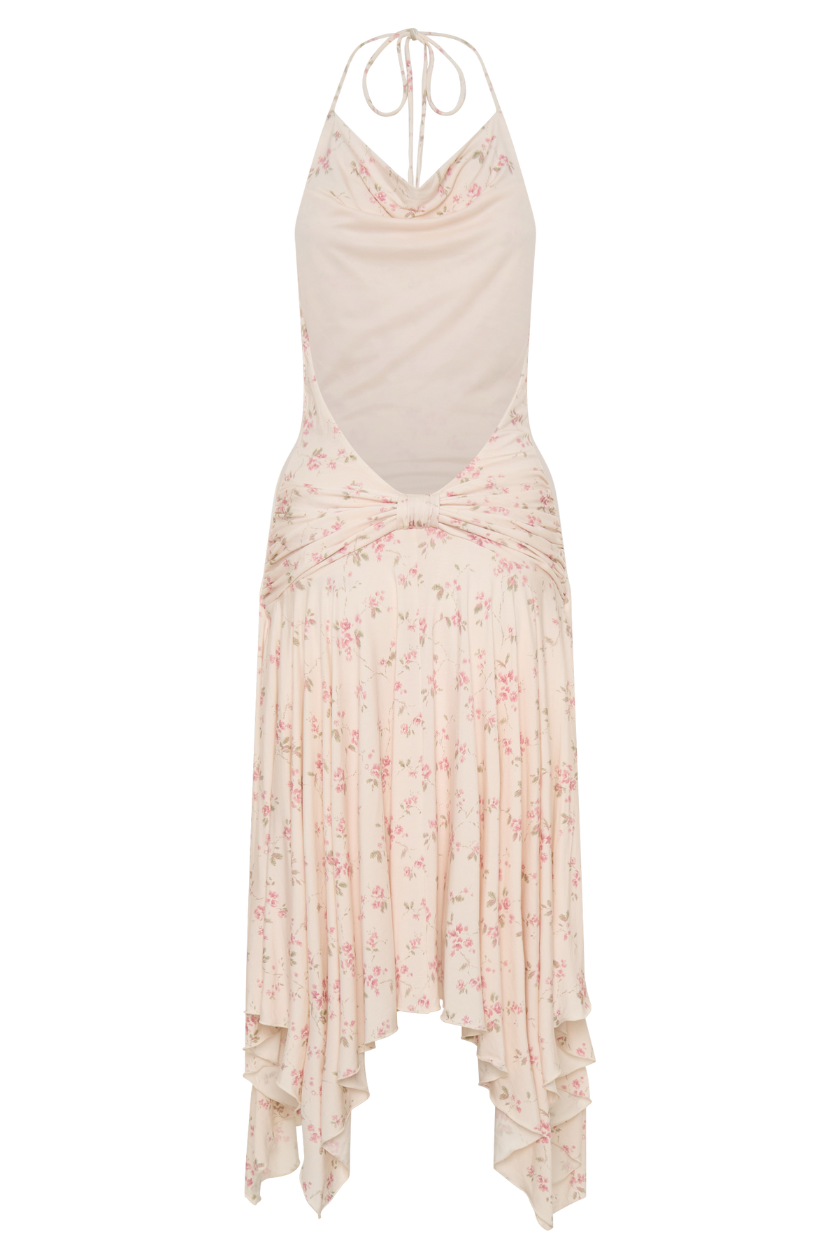 Sylvie Modal Hankie Midi Dress - Floral Ditsy Print