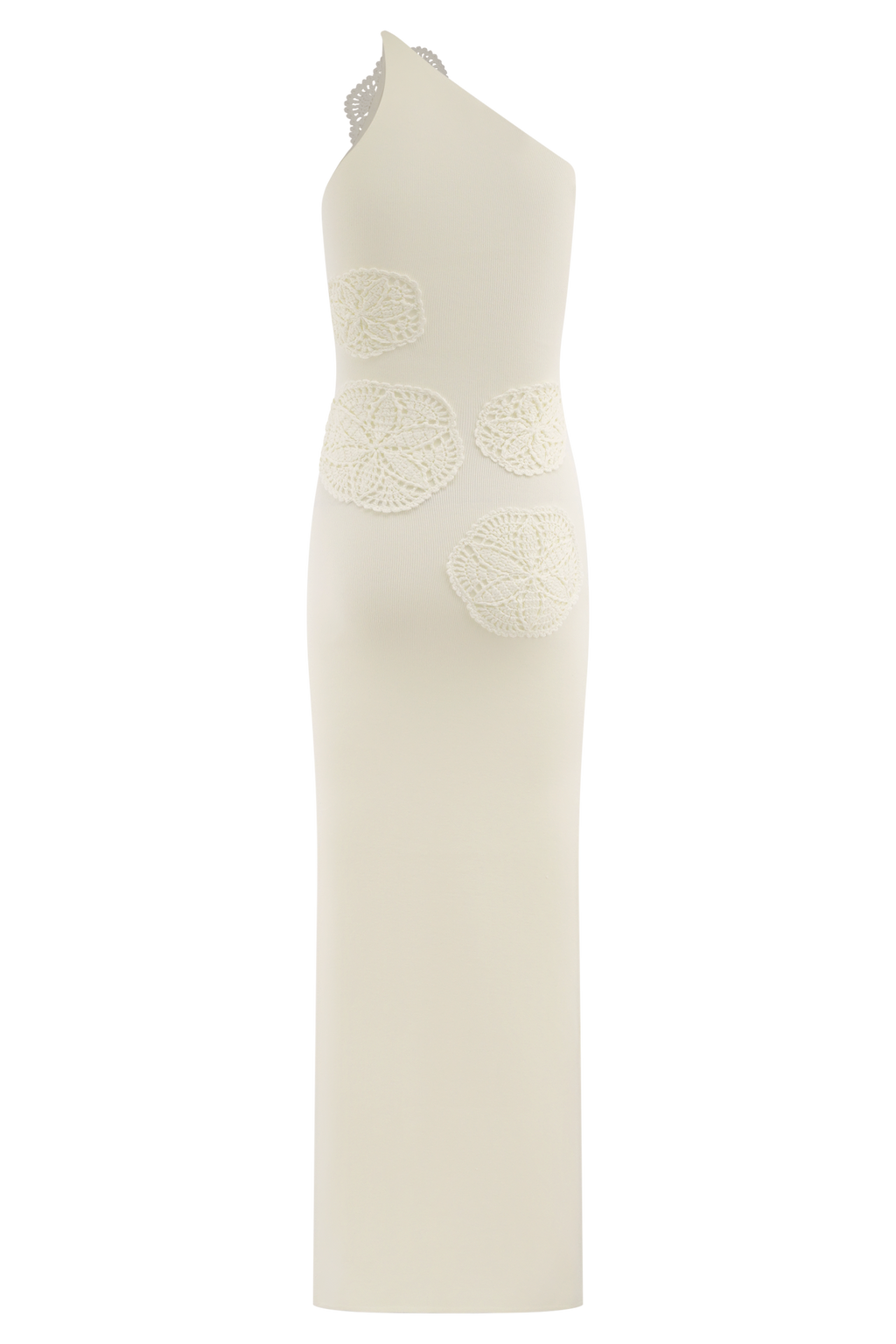 Teneika Crochet Knit Maxi Dress - Ivory