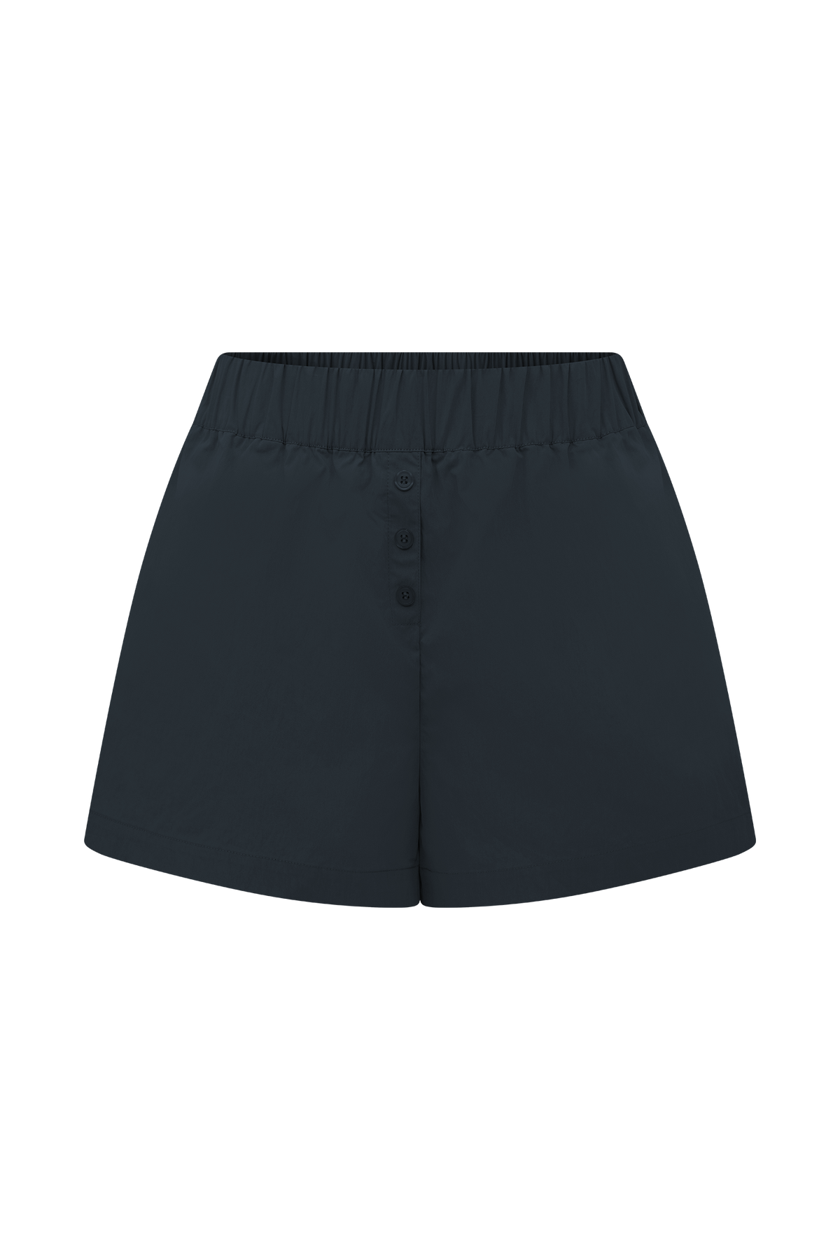 Johanna Cotton Relaxed Shorts - Navy