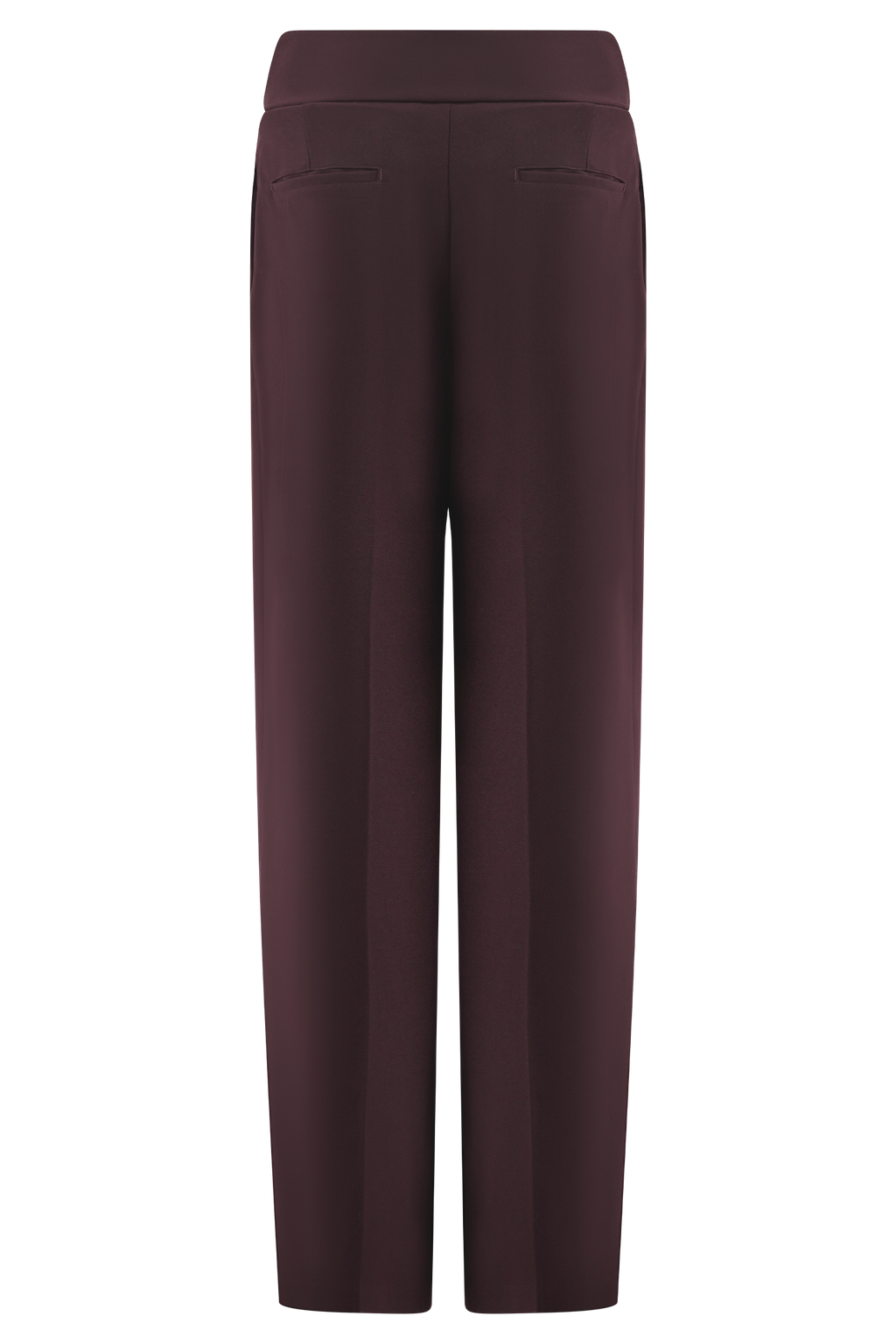 Penelope Pleated High Waisted Pants - Chocolate