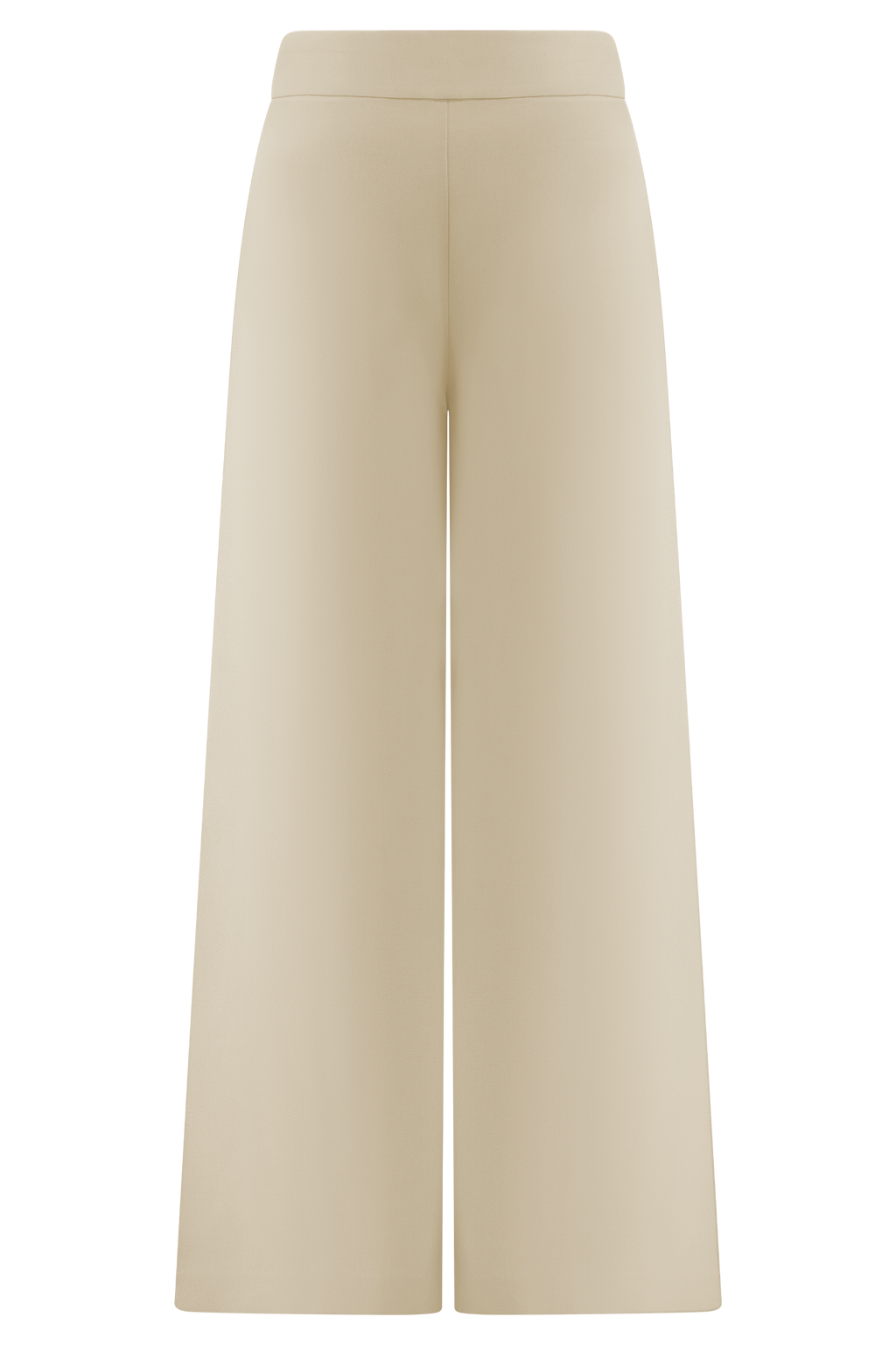 Raya Mid Rise Wide Leg Linen Pant - Natural Beige