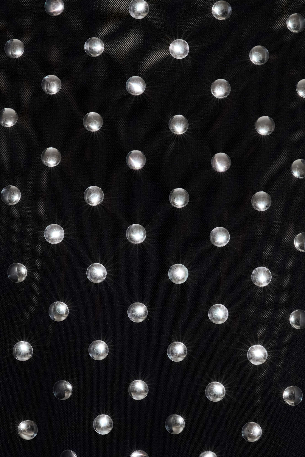 Olivia Stud Midi Skirt - Black