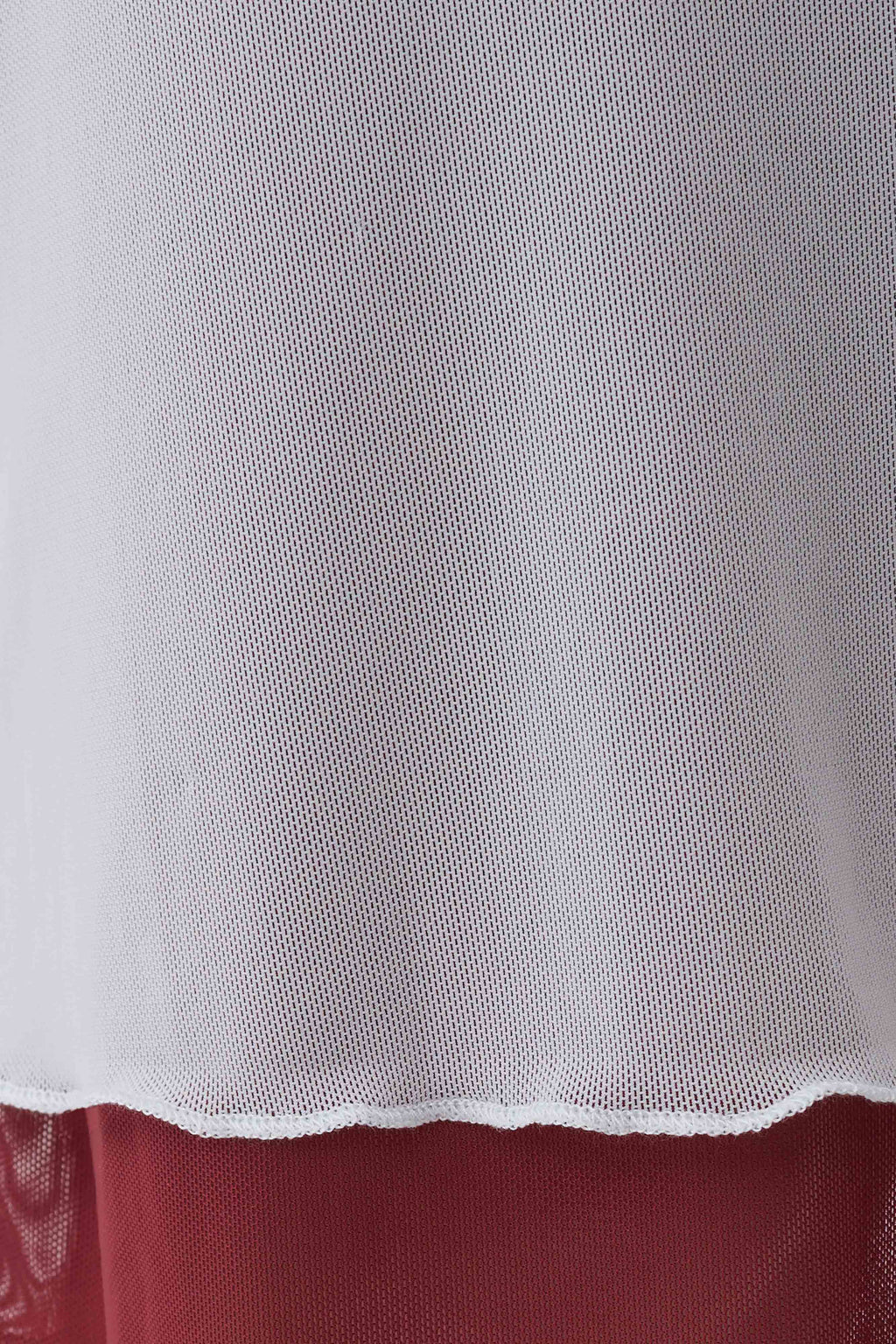Janet Mesh Midi Skirt - Wine/Pale Blue