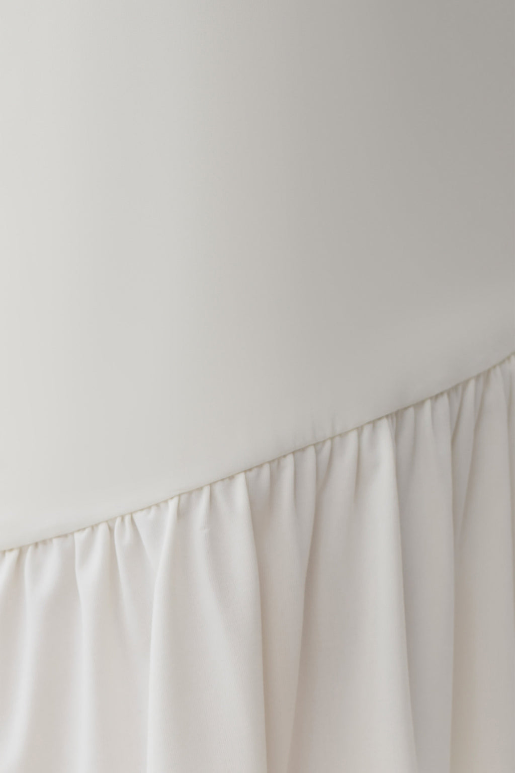 Polina Ruffle Midi Skirt - Ivory